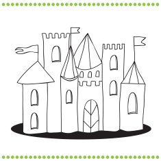 Coloring book - Castle
