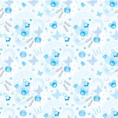Seamless boys of a thing pattern