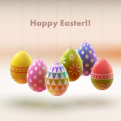 Set of realistic eggs on white background N5