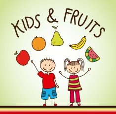 kids and fruits N4