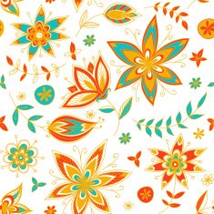 Seamless texture with flowers N2
