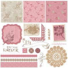Vintage Birds and Flowers N2
