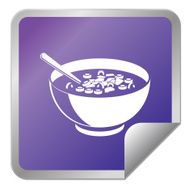 Bowl of Cereal sticker design