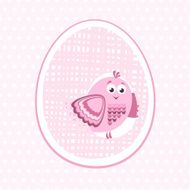 Illustration for newborn girls