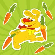rabbit with carrots
