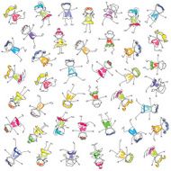 Cute cartoon background for children