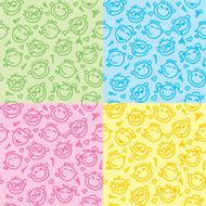 funny faces patterns