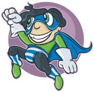 Super Kid in action