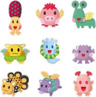cartoon monster icons set N2