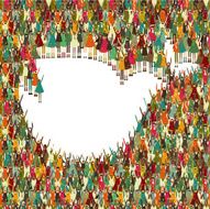 Children dove of peace