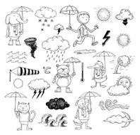 weather elements vector illustration N3