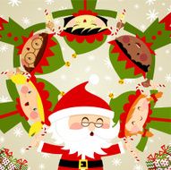 santa &amp; elves