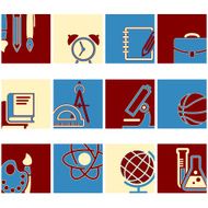 education school symbol vector collection N2