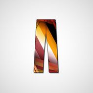 Abstract illustration on pants N34