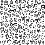 Faces - doodles collection