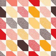 seamless doodle dots cute tiles pattern