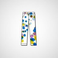 Abstract illustration on pants N35