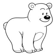 Coloring book (bear) N5