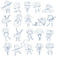 Sketch of kids playing N2