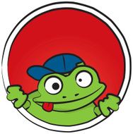 Stupid Frog acting silly
