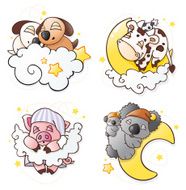Sleeping animals set N2