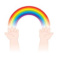 Rainbow in Hands N2