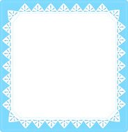 Lace blue background