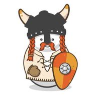 Viking Snowman