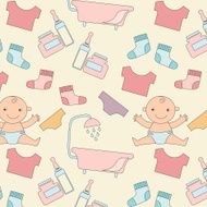 pattern with baby