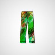 Abstract illustration on pants N41