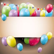 Brown birthday background
