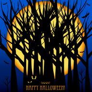 Halloween card or background N11