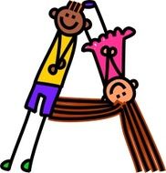 Letter A Kid