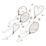 Flying air balloons