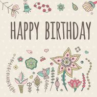 Happy birthday wishing card