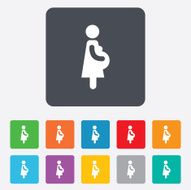 Pregnant sign icon Pregnancy symbol N6