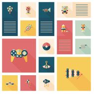 kid toys flat app ui background eps10 N50