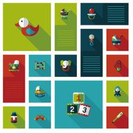baby flat ui bakcground set N9