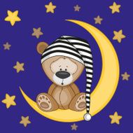 Bear on the moon