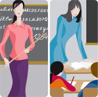 Teacher Illustrations Series N4