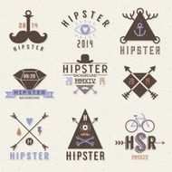 Hipster style illustration