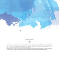 Vector watercolor template N51