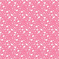 Seamless stylish red pattern with hearts