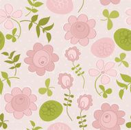 Floral Seamless Pattern - Illustration N3