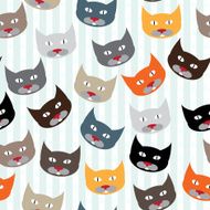 pattern with cats N2