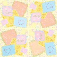 Vector abstract cute background