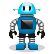 Vector Cartoon Robot
