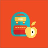 Blue School Backpack N2