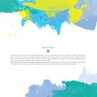 Vector watercolor template N53