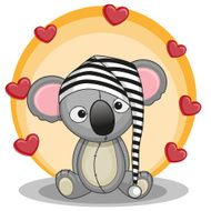 Koala with hearts N2